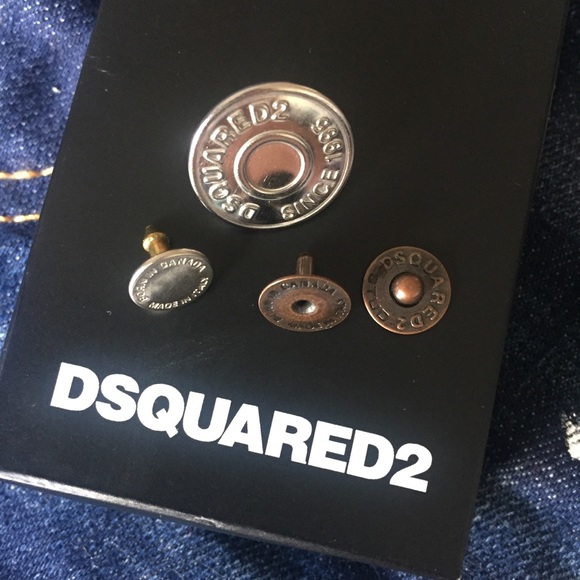 Dsquared2 Patches Denim Mini Skirt - Picture 4 of 4